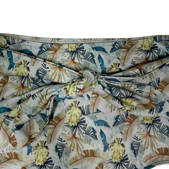 Kortni Jeane Gone Bananas Bikini Set Small High Waisted Bottons Longline Top - Picture 7 of 12